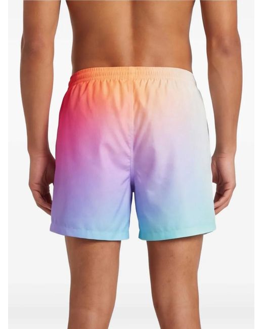 Casablanca Pink Mini Printed Swim Shorts For for men