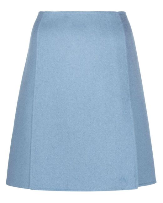 Falda de cintura alta P.A.R.O.S.H. de color Blue