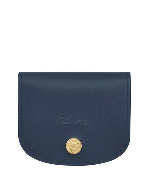 Longchamp Blue Leather Cardholder