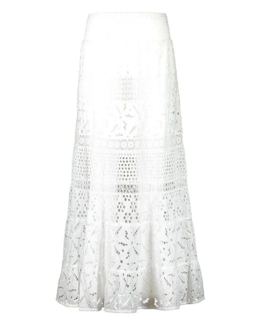 Temptation Positano White Piave Maxi Skirt