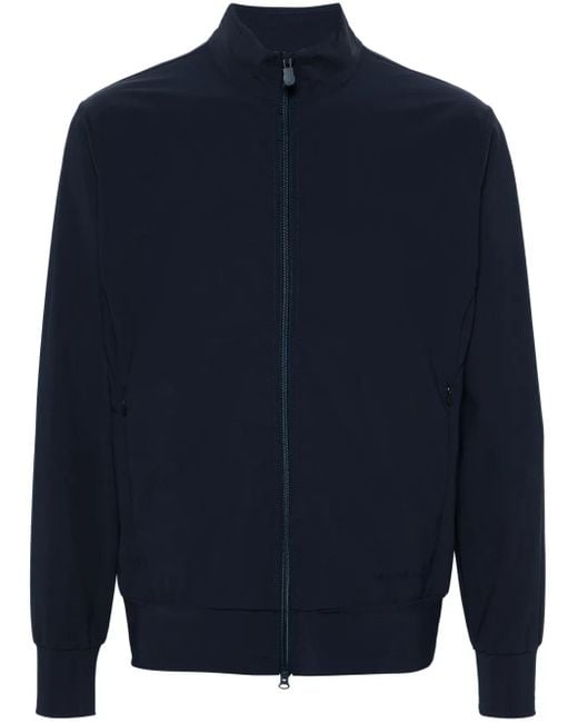 Save The Duck Blue Tulio Zip-Up Track Jacket for men