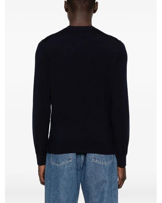 From Future Black Heart-Intarsia Sweater for men