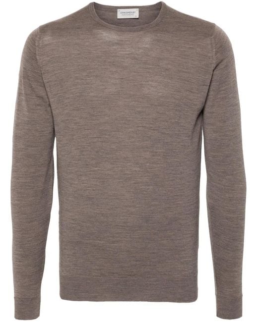 John Smedley Brown Lundy Sweater for men