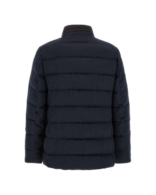 Moorer Blue Nolde-Ls9 Quilted Jacket for men