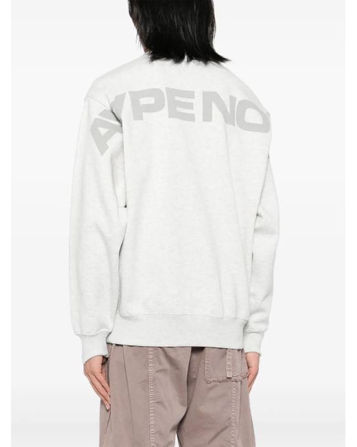 Sweat À Patch Logo Aape By A Bathing Ape pour homme en coloris White