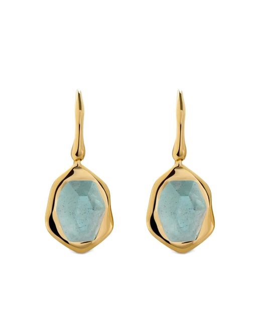 Pendientes Odyssey Monica Vinader de color Blue