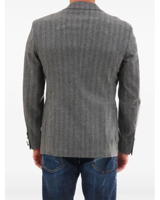 Tonello Gray Wool Blazer for men