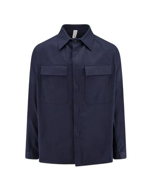 Hevò Blue Specchiolla Cotton Shirt for men