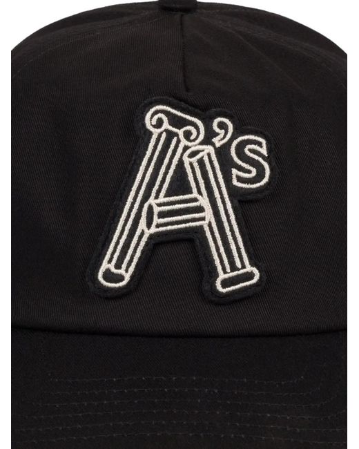 Aries Black Column A Embroidered Cap
