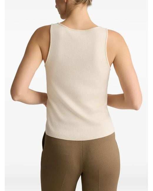 St. John Natural Silk Knit Tank Top