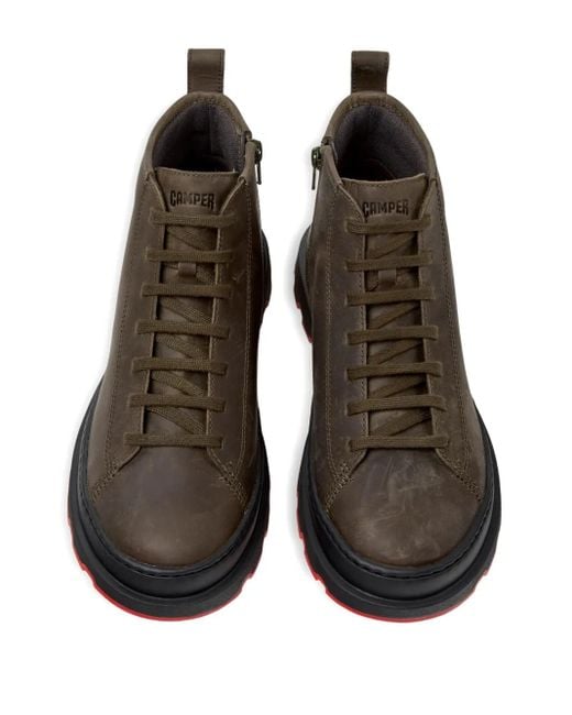 Camper Brutus Leren Laarzen in het Brown voor heren