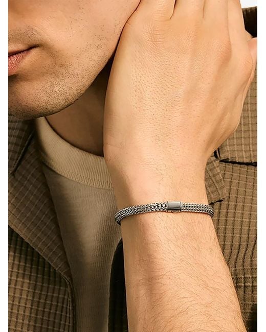 John Hardy White Sterling Icon Chain Bracelet