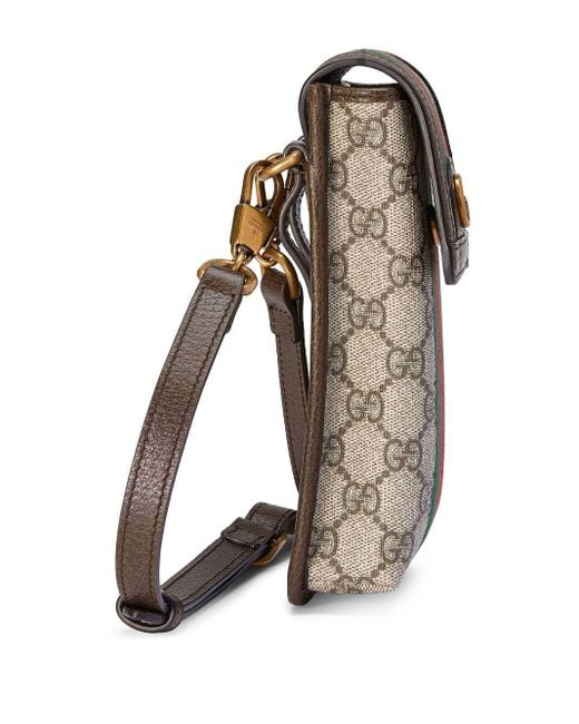 Gucci Black Mini Ophidia Shoulder Bag for men