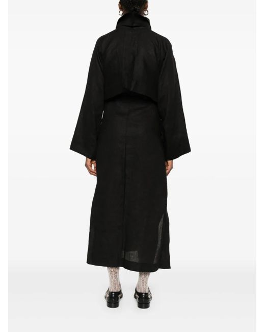 Issey Miyake Black Long Coat