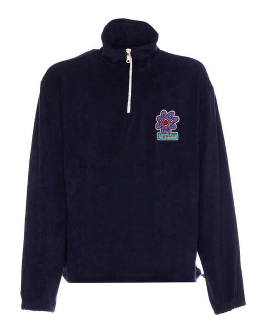 Maglione A Collo Alto di Howlin' By Morrison in Blue da Uomo