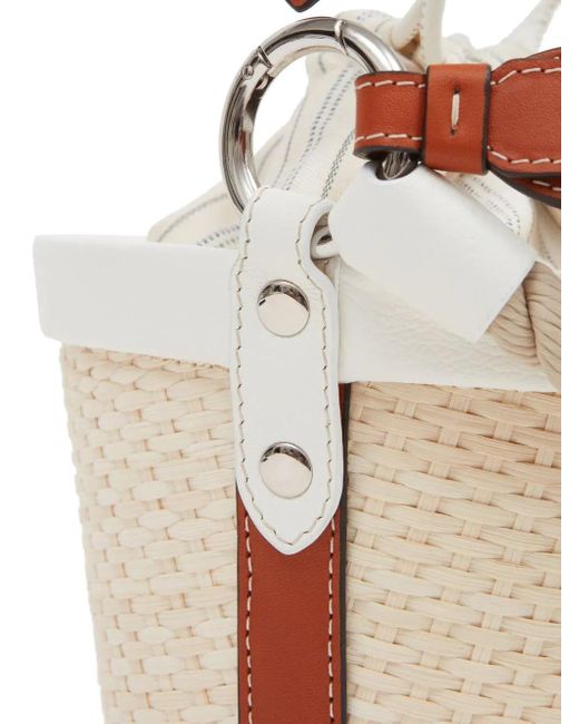 Maison Margiela Fire Geweven Bucket-Tas in het White voor heren