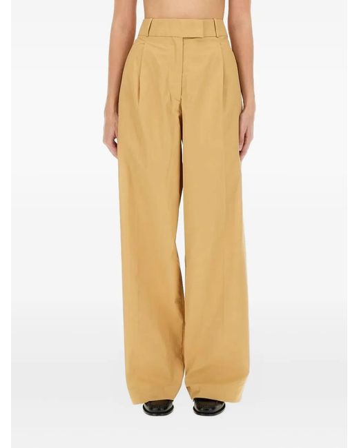 A.P.C. Natural Pleated Trousers