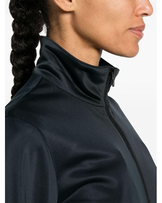 Balenciaga Black Tonal Stitching Long-sleeve Zip-up Hoodie