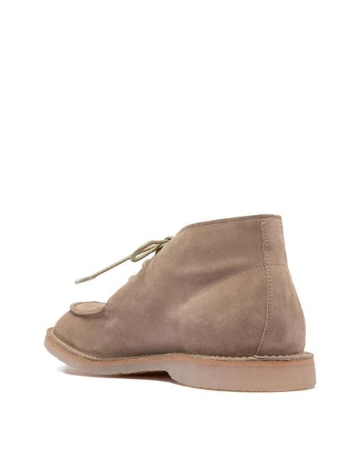Botas de ante con cordones Officine Creative de hombre de color Brown