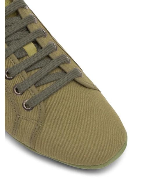 Castaner Green Lexi Jute-Heel Sneakers