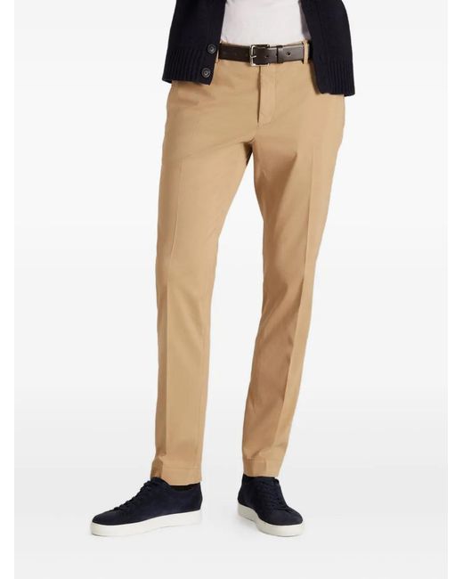 Incotex Natural Belt-Loop Chinos for men