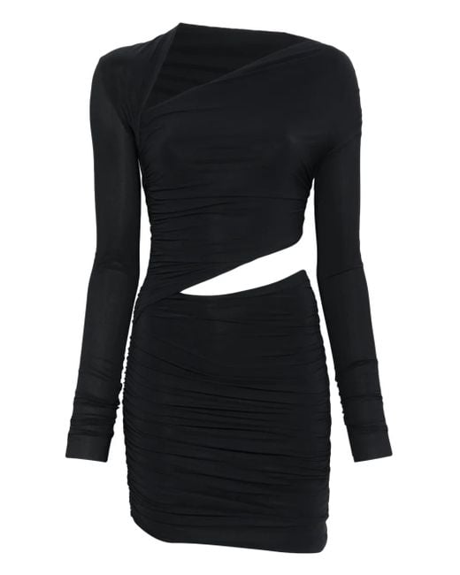 Amazuìn Black Asymmetrisches Kleid