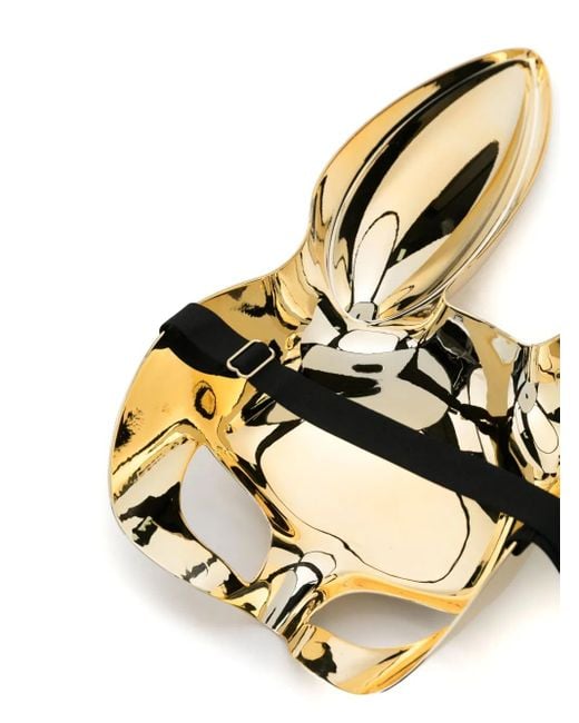 Maison Close Metallic Mirror Bunny Mask
