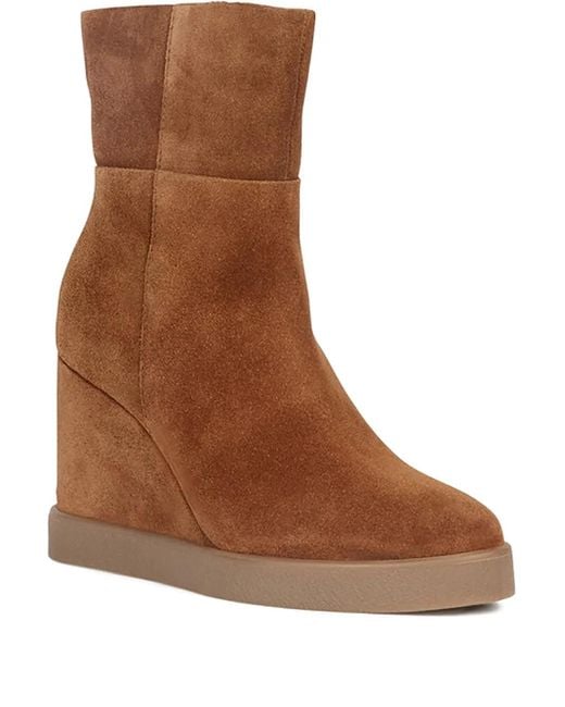 Geox Brown 80Mm Elidea Boots