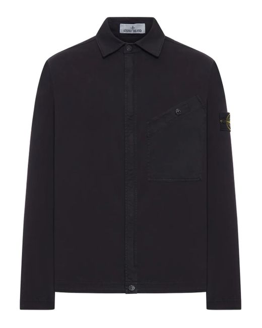 Stone Island Hemd mit aufgesetzter Tasche in Blue für Herren