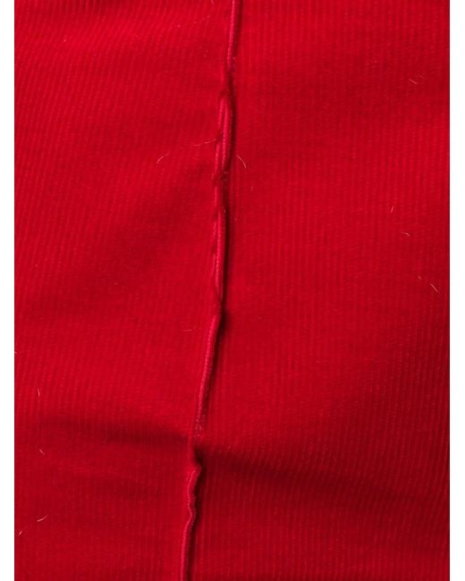 Saint Laurent Trousers Red