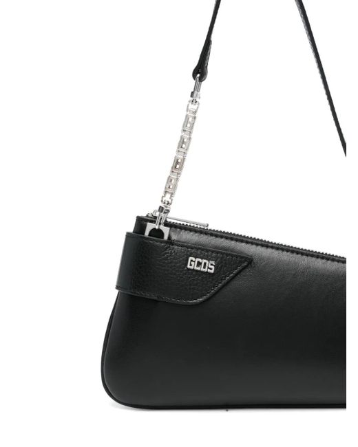 Gcds Black Comma Notte Shoulder Bag