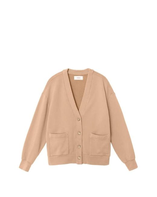 Xirena Natural Cardigan À Boutonnière