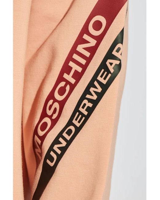 Moschino Natural Logo Hoodie