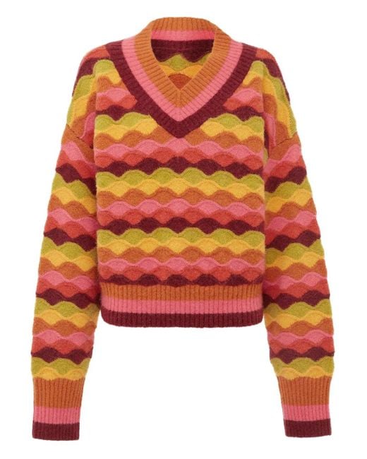 ALÉMAIS Red Rocco Sweater