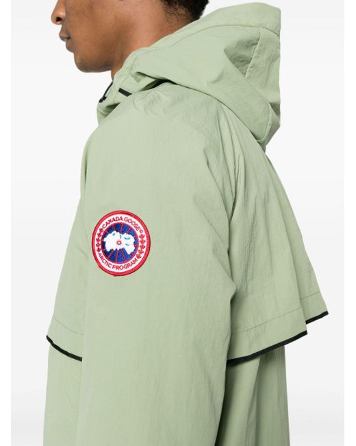 Canada Goose Green Logo-patch Water-repellent Jacket for men