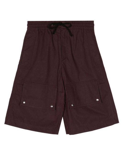 OAMC Purple Organic Cotton Drawstring Shorts for men