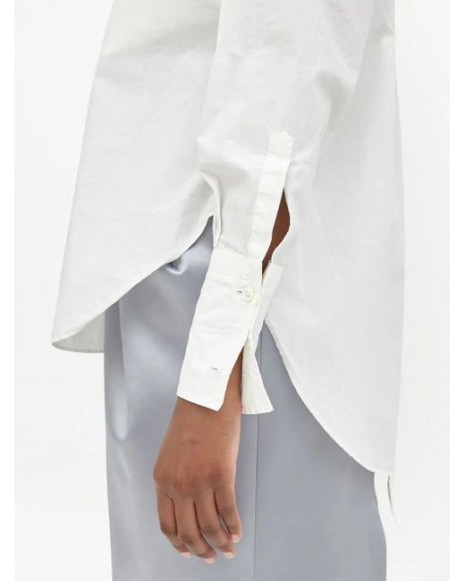 Maison Margiela White Cotton Poplin Shirt