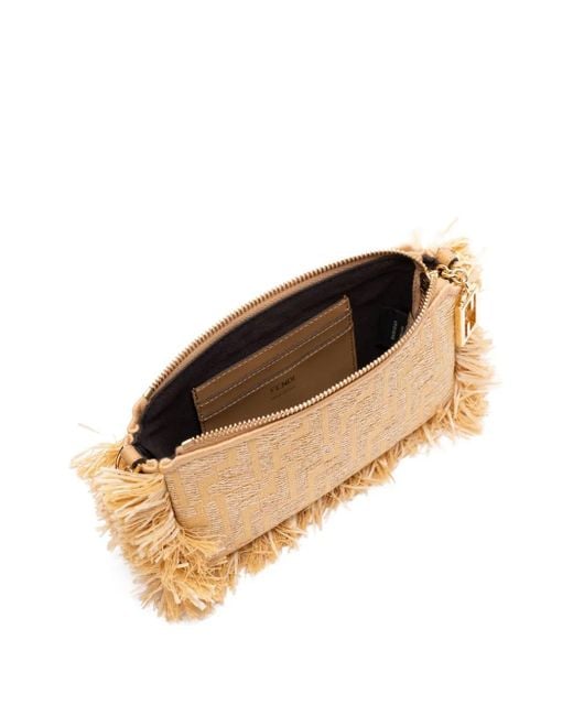Fendi Natural 'Ff Baguette' Pouch