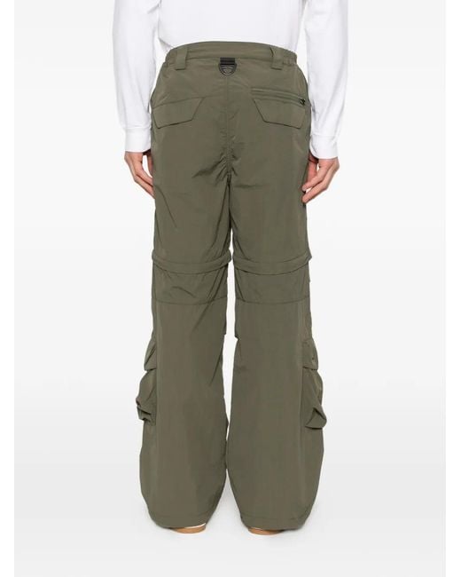 JG1 Green Pantalon À Taille Ceinturée for men