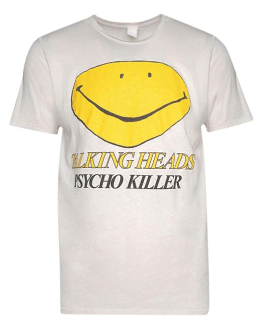 T-shirt Talking Heads Psycho Killer di MadeWorn in Gray da Uomo
