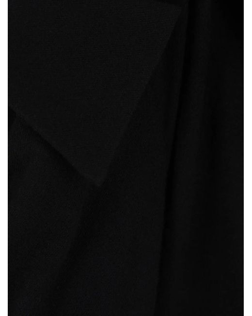 Yohji Yamamoto Black Open-Front Coat