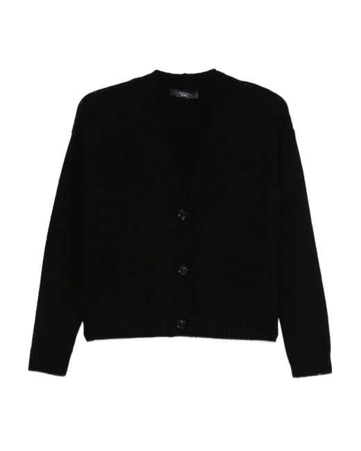 Weekend by Maxmara バージンウール カーディガン Black