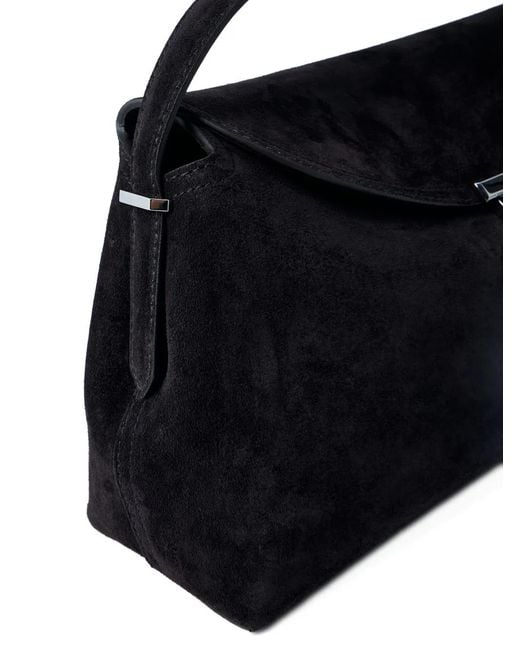 Totême  Black T-Lock Top Handle Bag