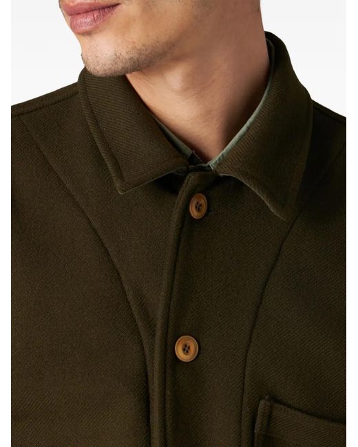 Fortela Green Seneca Patch-Pocket Jacket for men