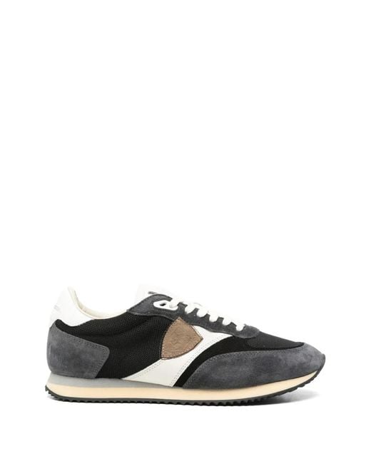 Baskets À Patch Logo Philippe Model pour homme en coloris White