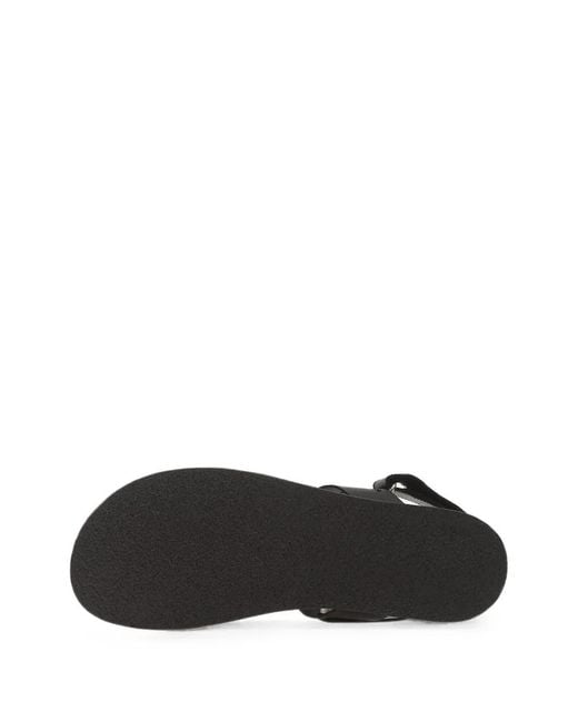 Groundies White Touch-Strap Sandals