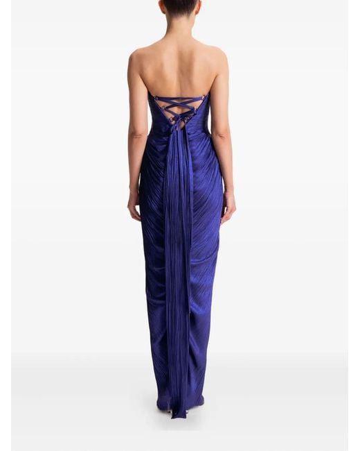 Maria Lucia Hohan Purple Stephanie Kleid Mit Cut-Out