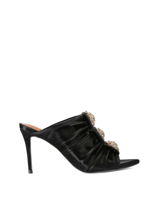 Kurt Geiger Black Eagle-embellishment Sandals