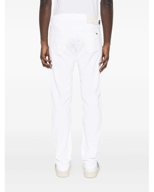 メンズ Jacob Cohen ファイブポケット パンツ White