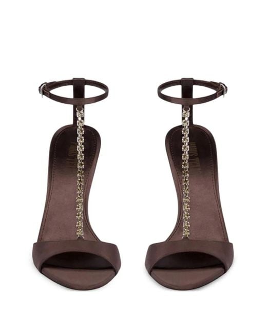 Paris Texas Black 105Mm Lidia Heeled Sandals